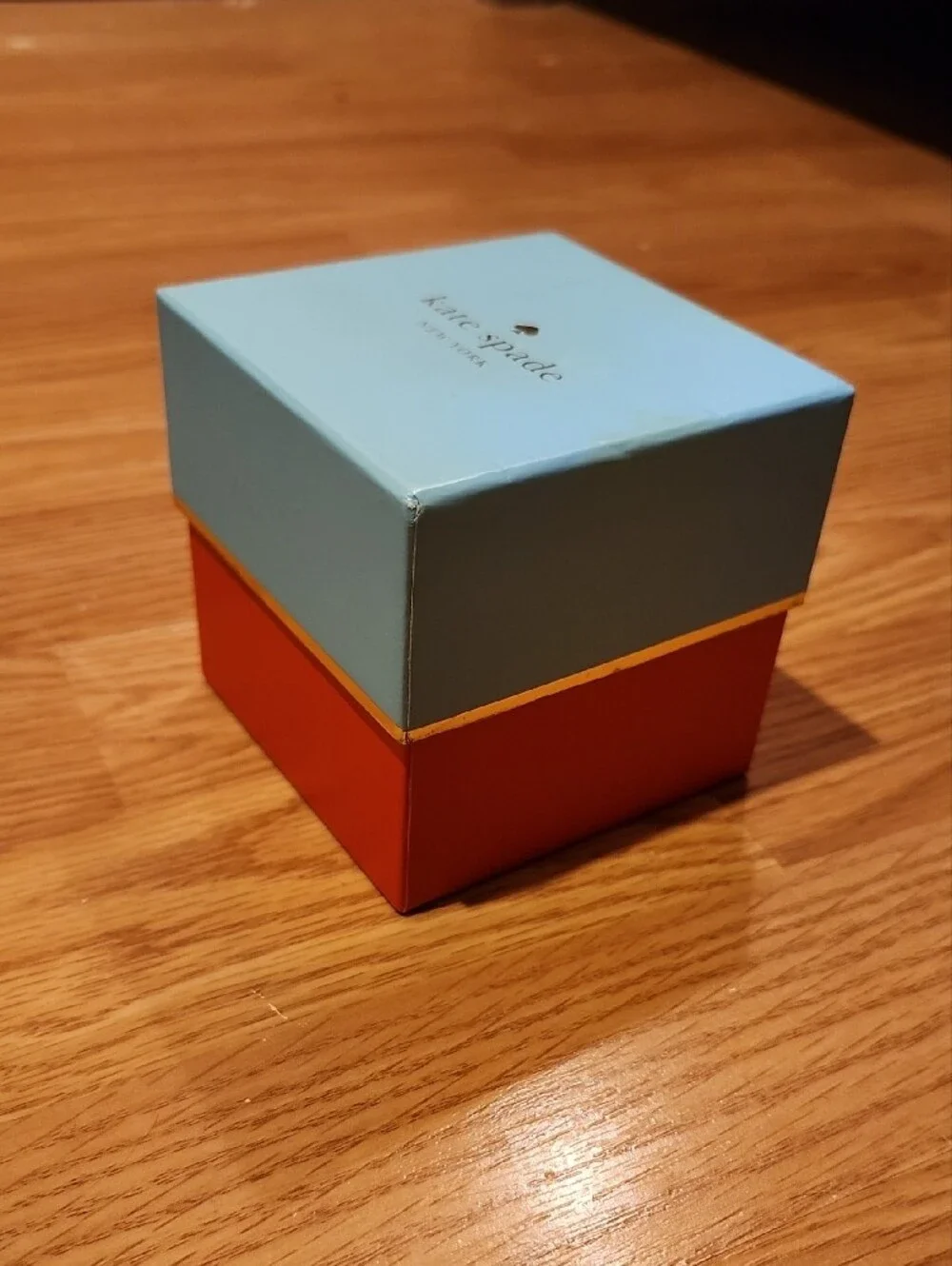 kate spade Light Blue Top with Orange  Base Watch Gift Box